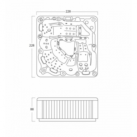 Спа бассейн Treesse Fortaleza