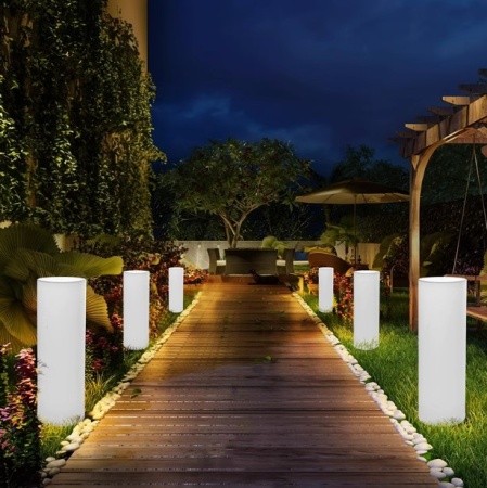 Светильник Цилиндр 30х180 питание от  220, RGB