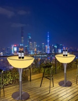 Комплект светящейся мебели Стол+2 стула V3