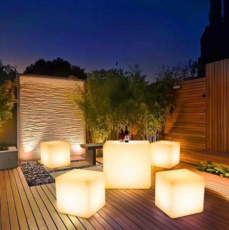 Светильник Куб 43 питание от сети 220В, RGB