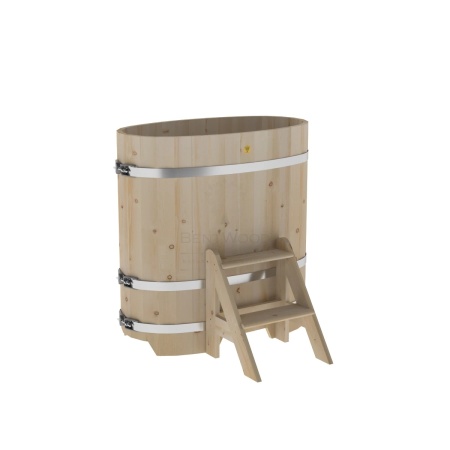 Купель овальная из кедра 0,95х1,60
